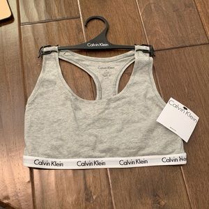 Calvin Klein gray bralette